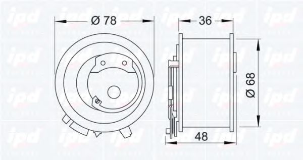 rola intinzator,curea distributie 2