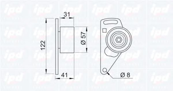 rola intinzator,curea distributie 2