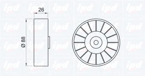 Rola ghidare/conducere, curea transmisie 2