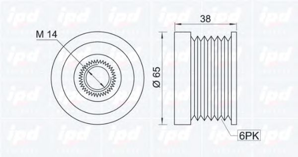 Sistem roata libera, generator