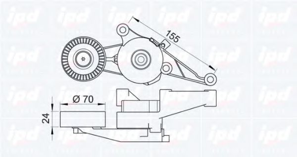15-3155 intinzator,curea transmisie IPD 
