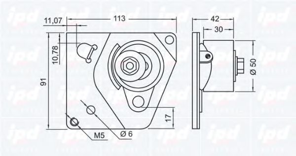 15-3179 intinzator,curea distributie IPD 