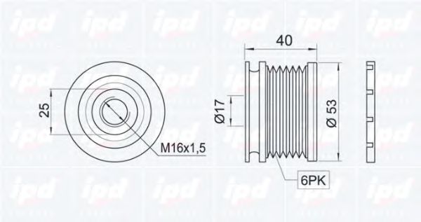 Sistem roata libera, generator