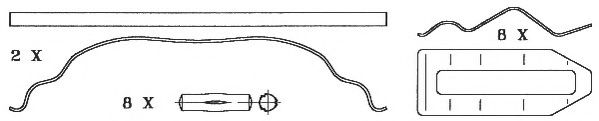 set placute frana,frana disc 2