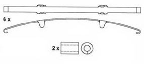 set placute frana,frana disc 2