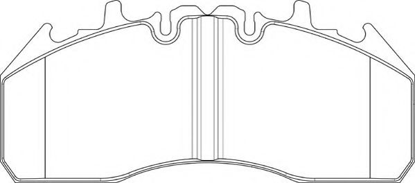 set placute frana,frana disc 2