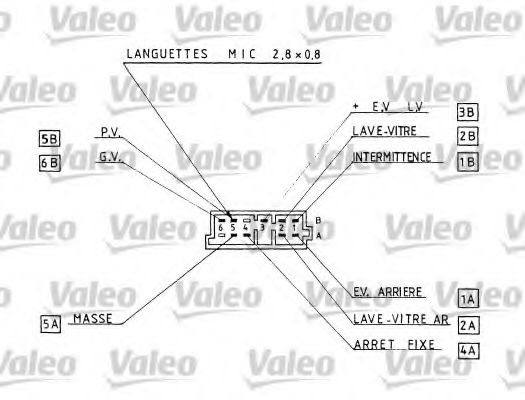 251270 Comutator coloana directie VALEO 