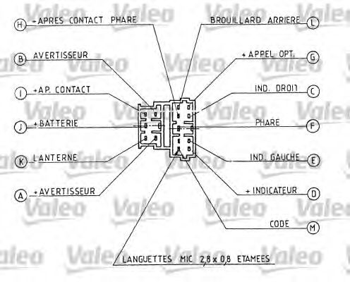 251271 Comutator coloana directie VALEO 