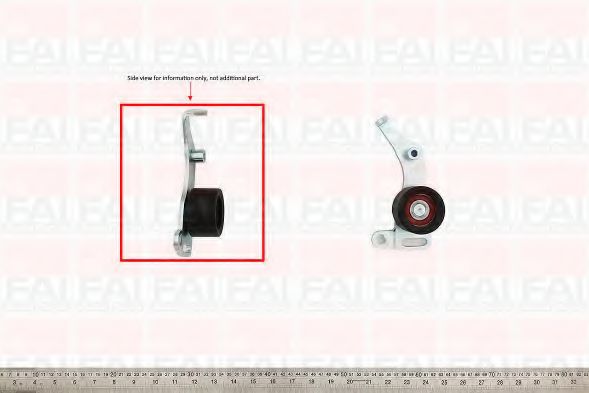 T2933 rola intinzator,curea distributie FAI AutoParts 