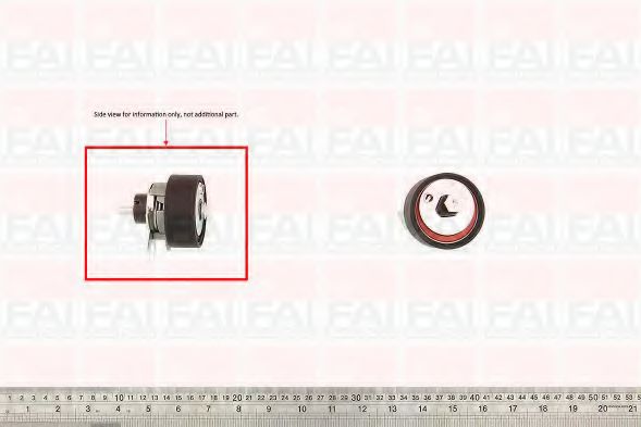 T9356 rola intinzator,curea distributie FAI AutoParts 