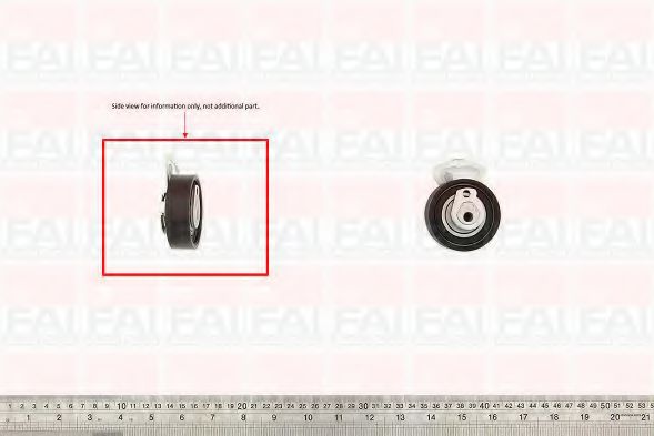 T9357 rola intinzator,curea distributie FAI AutoParts 