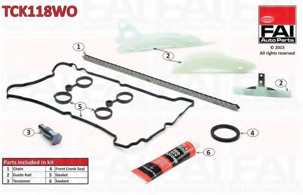 TCK118WO chit lant de distributie FAI AutoParts 