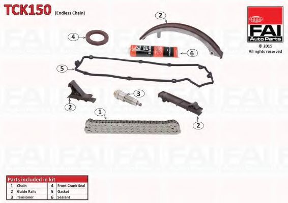 TCK150 chit lant de distributie FAI AutoParts 