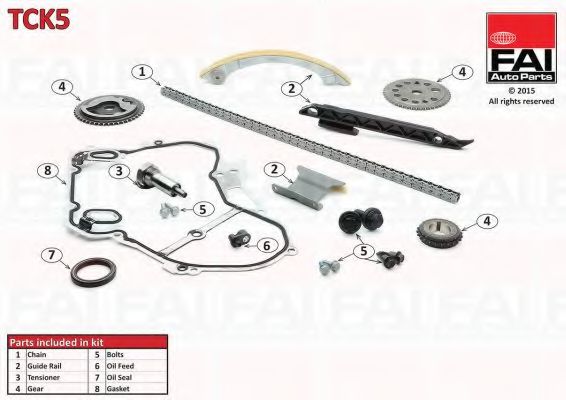 TCK5 chit lant de distributie FAI AutoParts 