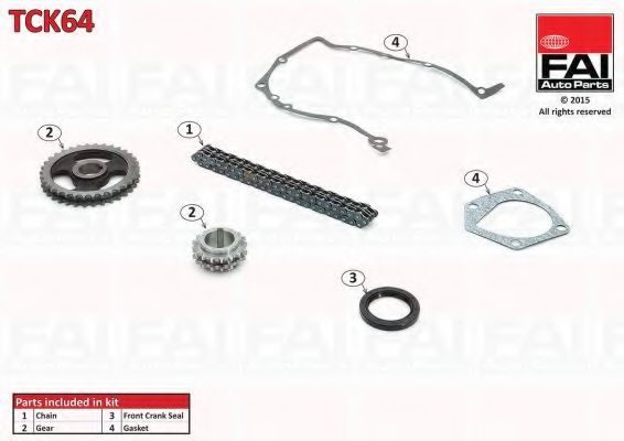 TCK64 chit lant de distributie FAI AutoParts 
