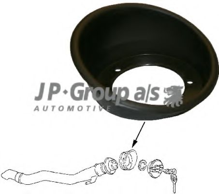 1115651102 Conducta umplere, rezervor combustibil JP GROUP 