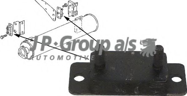 1121603600 Suport, sistem de esapament JP GROUP 
