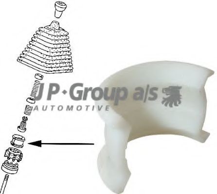 1131400600 Bucsa, levier schimbator viteza JP GROUP 