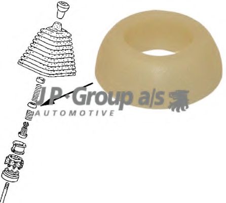 1131500100 Bucsa, levier schimbator viteza JP GROUP 