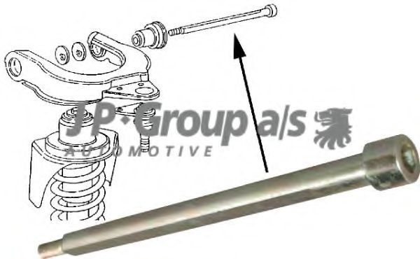 1141000100 Bolturi fixare, brat suspensie JP GROUP 