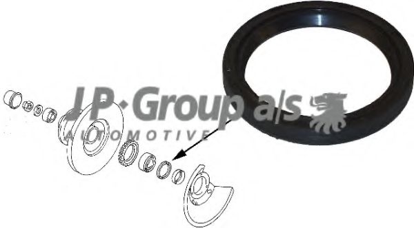 1142000400 simering,rulment roata JP GROUP 