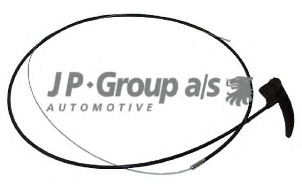 1170700400 Cablu, capota motor JP GROUP 
