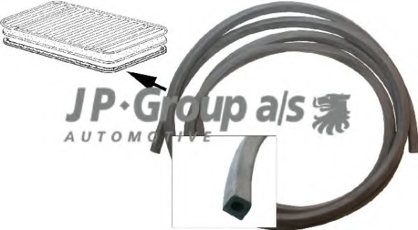 1185500100 Garnitura, Capota motor JP GROUP 