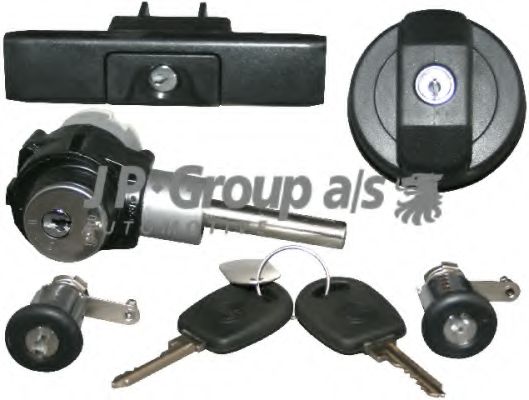 1187501410 Set incuietoare, sistem inchidere JP GROUP 