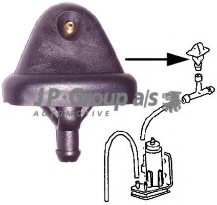 1198700100 diuza,spalare parbriz JP GROUP 