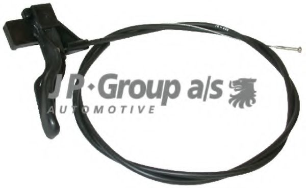 1270700300 Cablu, capota motor JP GROUP 