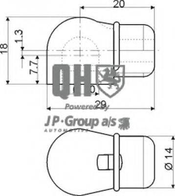3281200409 Amortizor portbagaj JP GROUP 