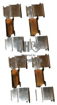 4163650419 Set accesorii, placute frana JP GROUP 