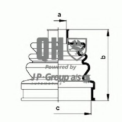 5653700119 Ansamblu burduf, articulatie planetara JP GROUP 