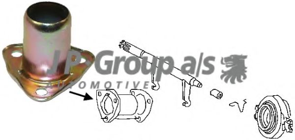 8130300100 Rulment priza directa, ambreiaj JP GROUP 