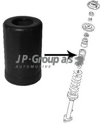 8142700100 Capac protectie/Burduf, amortizor JP GROUP 