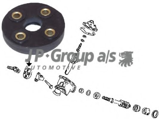 8144250200 Flansa, coloana directie JP GROUP 