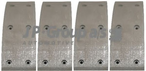 8163950316 Set garnituri de frictiune, frana tambur JP GROUP 