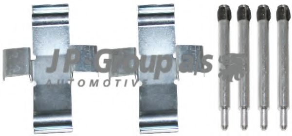 8164001510 Set accesorii, placute de frana JP GROUP 