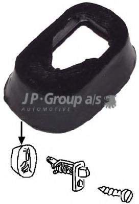 8196550106 Garnitura, lumina asigurare usa JP GROUP 
