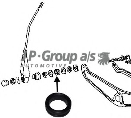 8198150206 Burduf, brat stergator parbriz JP GROUP 
