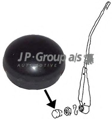 8198350100 Capac, brat stergator parbriz JP GROUP 