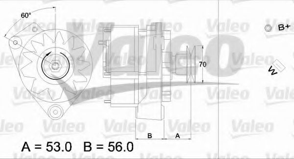 436240 Generator / Alternator VALEO 
