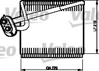 515142 evaporator,aer conditionat VALEO 