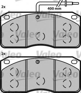 set placute frana,frana disc 2