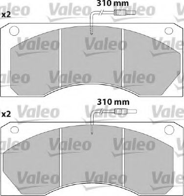 set placute frana,frana disc 2