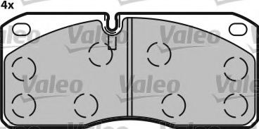 set placute frana,frana disc 3