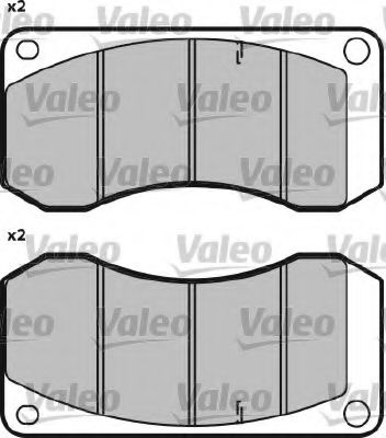 set placute frana,frana disc 2