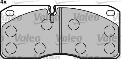 set placute frana,frana disc 3