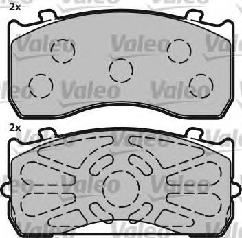 set placute frana,frana disc 4