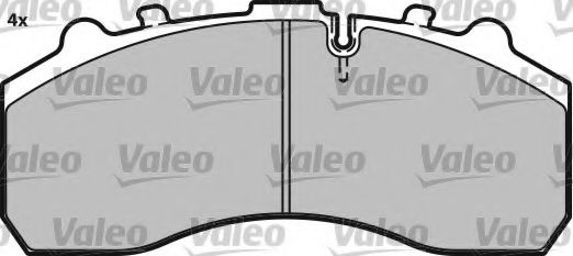 set placute frana,frana disc 4